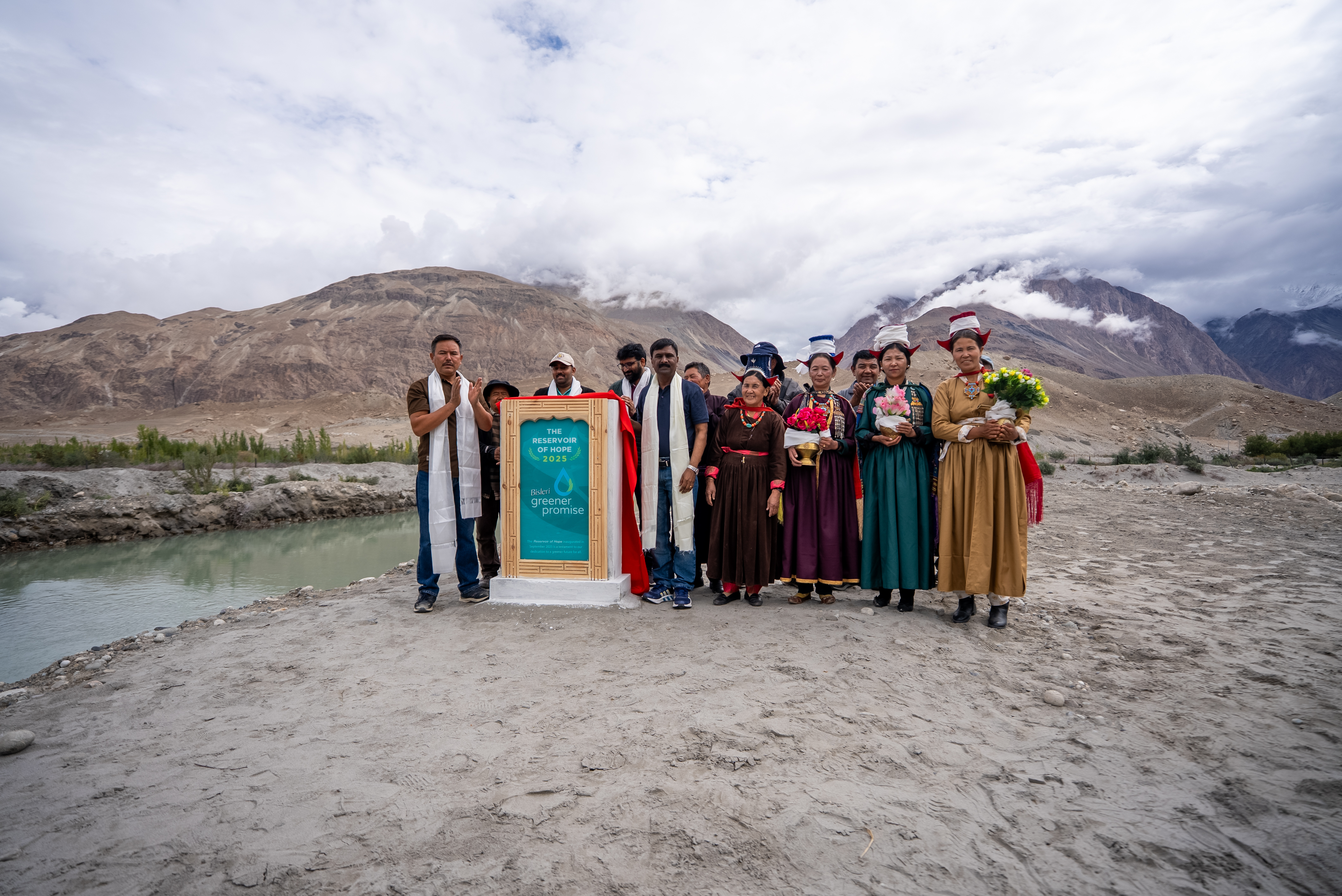Bisleri International, LAHDC and Ladakh Marathon Restore a 12 Lakh Litre Water Reservoir in Ladakh